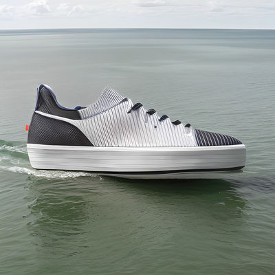 अंधेरे ग्रे पर्यावरण के अनुकूल महिला जूते चमड़े के समतल स्लिप पर महिला जूते